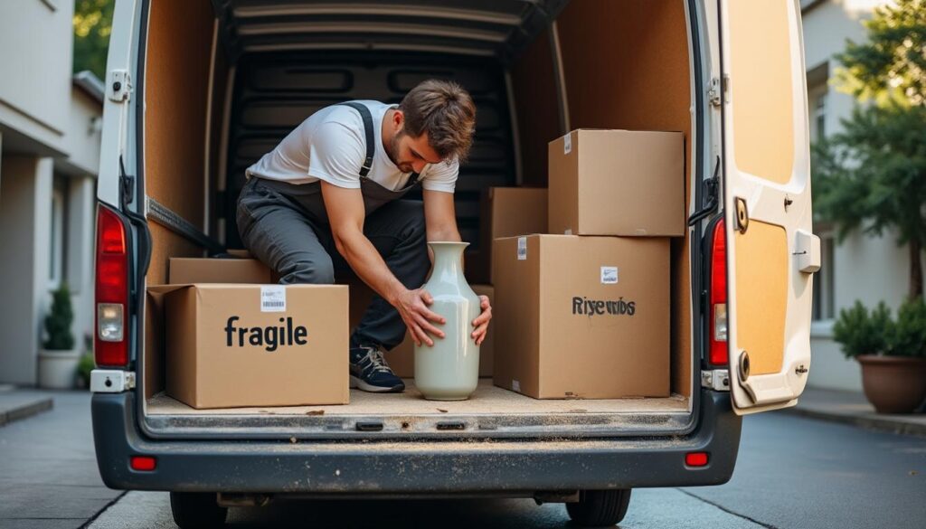 Nos astuces pour transporter des objets fragiles avec un camion de déménageur