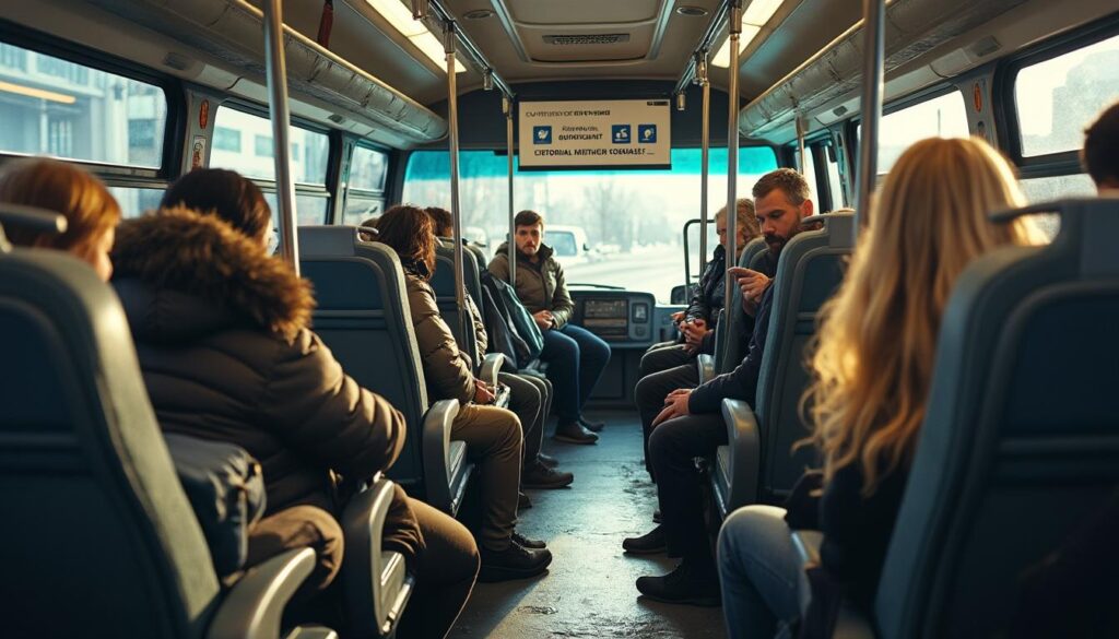 Le règlement intérieur obligatoire à bord des autobus pour les passagers