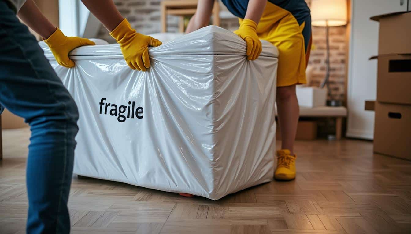 Illustration: Bien préparer et sécuriser le transport du frigo avant un déménagement