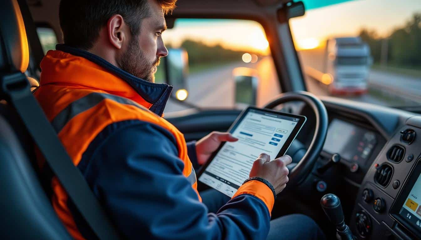 Illustration: Comprendre la réglementation sociale européenne pour la responsabilité sociétale dans le transport routier de poids lourds