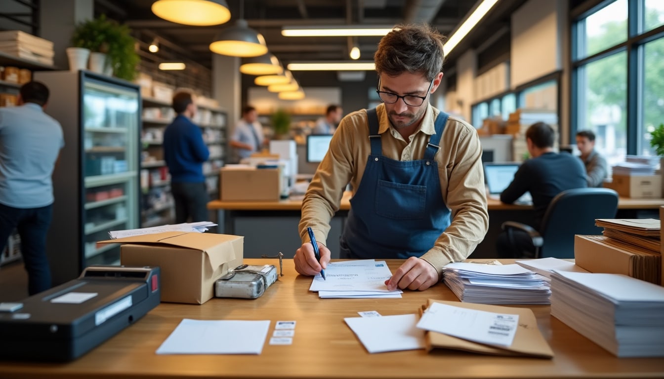 Illustration: Comprendre le fonctionnement du service de réexpédition du courrier