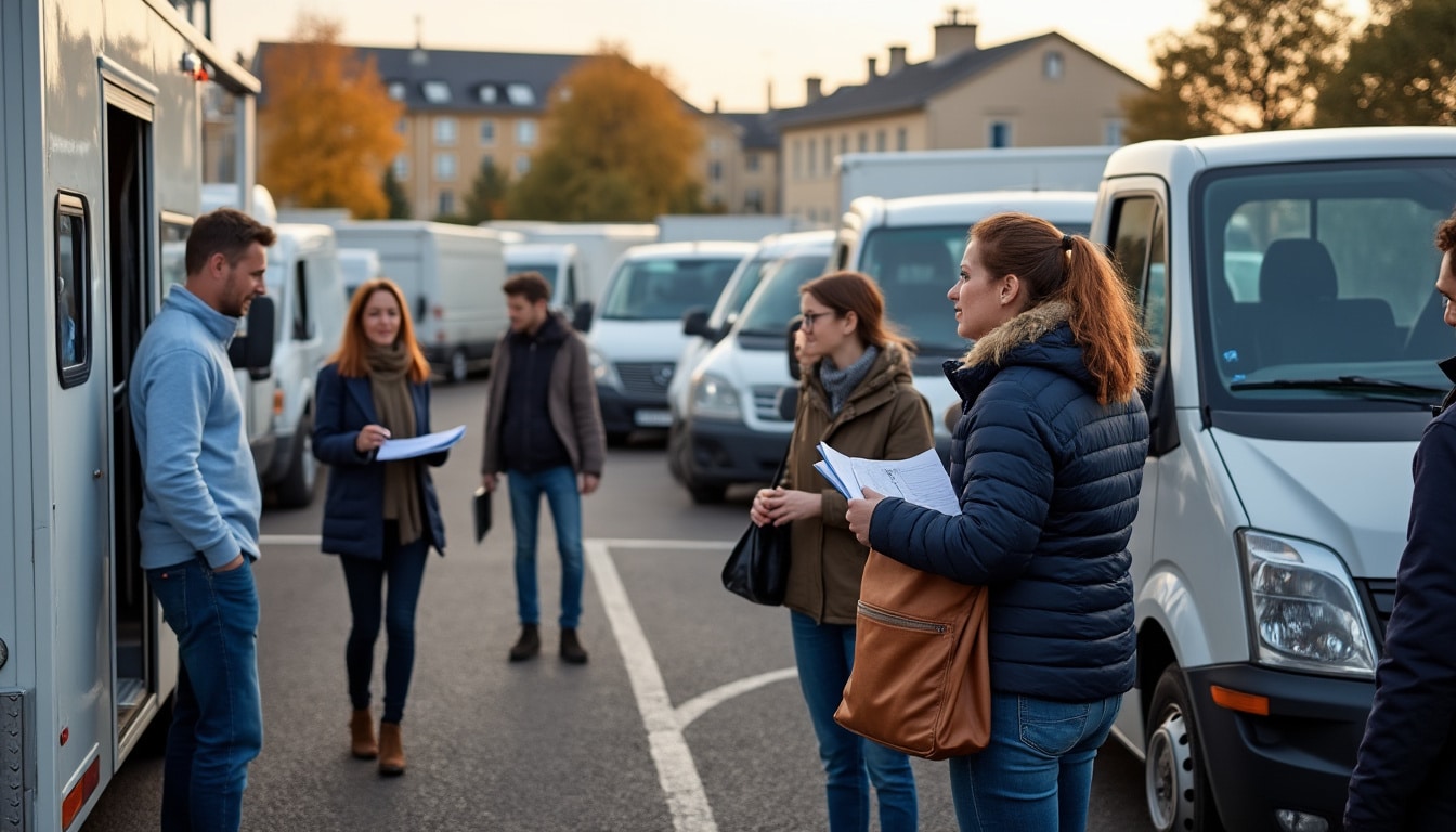 Illustration: Comment sélectionner le véhicule utilitaire adapté à votre projet à Dijon
