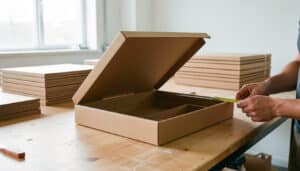 Caisse télescopique plate en carton brun : bien choisir