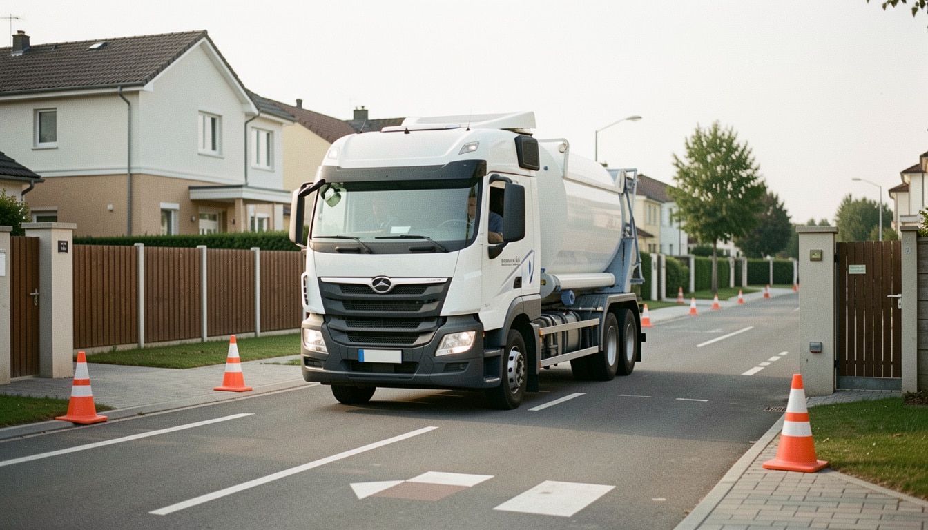 Quelle largeur prévoir pour un camion toupie ?