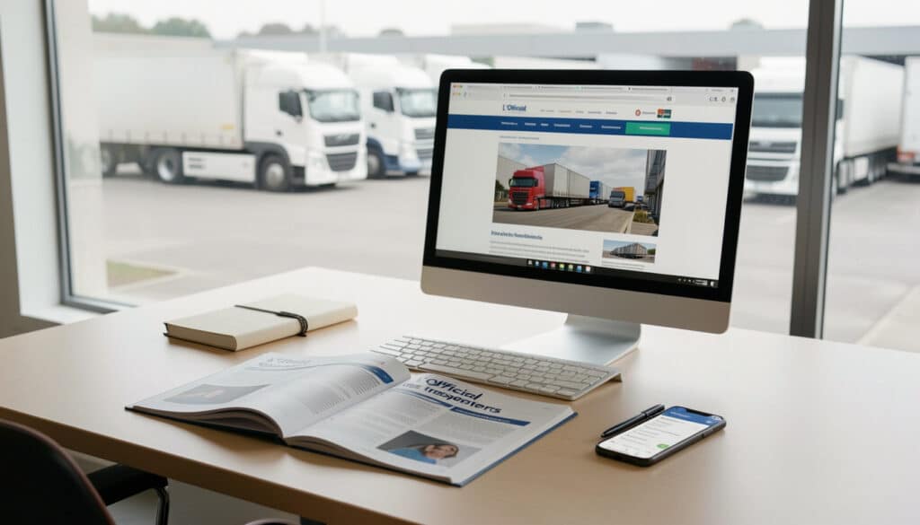 L’Officiel des transporteurs : site, rubriques et contact